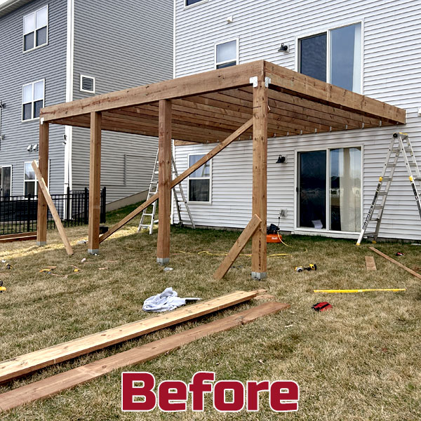 Decked Out Construction Blaine New Construction Deck with Timbertech Prime Plus Decking